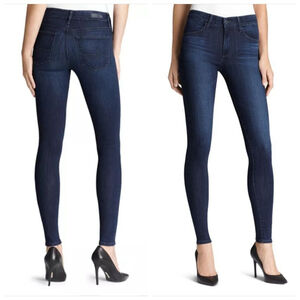Adriano Goldschmied Farrah Skinny Dark Brooks Wash High Rise Jegging Jeans 25 AG